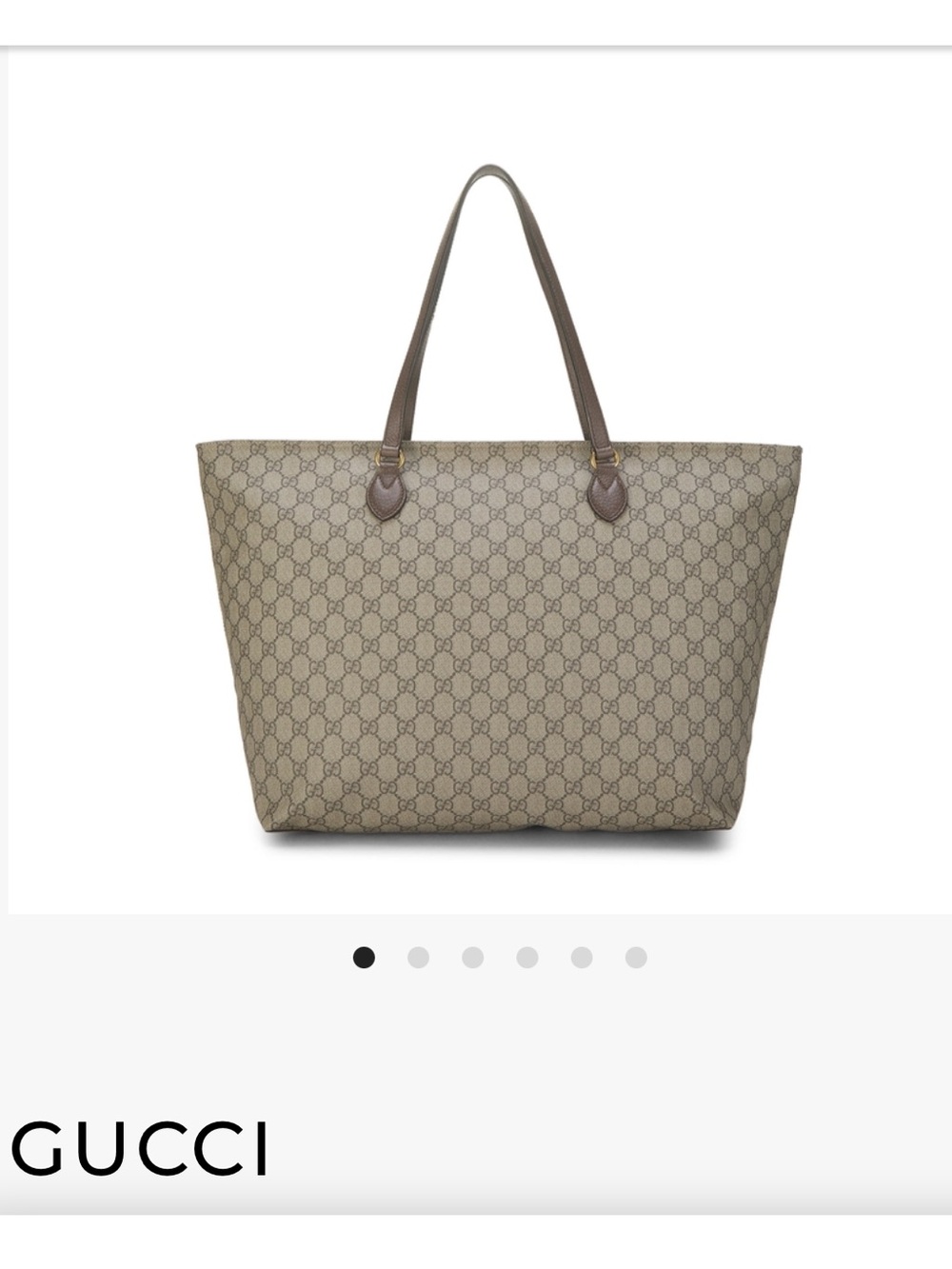 Gucci original GG supreme canvas Tote large.